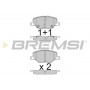 BP3835 BREMSI Комплект гальмівних колодок дисковий гальм