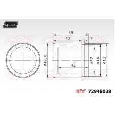 72948038 MAXTECH Поршень корпус скоби гальма