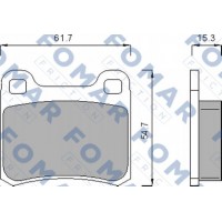 FO 474185 FOMAR Friction КомплеК т гальмівних колодок, дискове гальмо