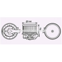 FD8632 AVA QUALITY COOLING Вентилятор салону