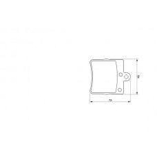 0986424519 BOSCH BOSCH Гальмівні Колодки задні DB W203 00-
