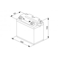 0 092 M40 070 BOSCH Стартерна акумуляторна батарея