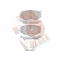 RB2094 R BRAKE КомплеК т гальмівних колодок, дискове гальмо
