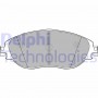 LP2250 DELPHI Комплект гальмівних колодок дисковий гальм