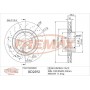 BD2592 FREMAX BRAKE DISC HIGH CARBON , DRILLED