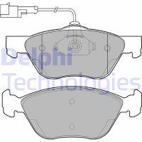 LP1587 DELPHI Комплект гальмівних колодок дисковий гальм