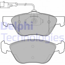 LP1587 DELPHI Комплект гальмівних колодок дисковий гальм