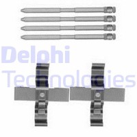 LX0569 DELPHI Комплектуючі колодки дискового гальма