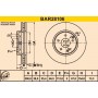 BAR28106 BARUM Гальмівний диск