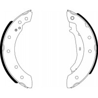8DB 355 001-571 HELLA PAGID Комплект гальмівних колодок
