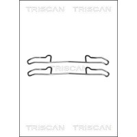 8105 241536 TRISCAN Комплектуючі колодки дискового гальма