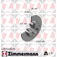 470.5400.00 ZIMMERMANN Гальмівний диск