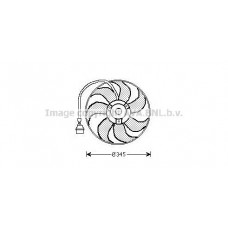 AI7509 AVA QUALITY COOLING Вентилятор охолодження двигуна
