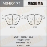 MS-E0171 MASUMA Комплект гальмівних колодок