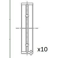 BM1052-020 FAI AutoParts Підшипник колінвала
