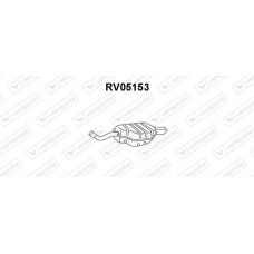 RV05153 VENEPORTE Глушник вихлопних газів кінцевий