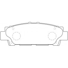 FP0488 FIT Комплект гальмівних колодок дисковий гальм