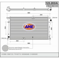 123.203/A AHE Радіатор охолодження двигуна