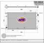 123.203/A AHE Радіатор охолодження двигуна
