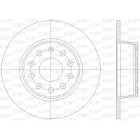 BDR2865.10 OPEN PARTS Гальмівний диск