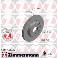 430.1466.20 ZIMMERMANN Гальмівний диск