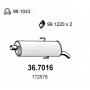 36.7016 ASSO Глушник вихлопних газів кінцевий