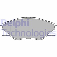LP2496 DELPHI Комплект гальмівних колодок дисковий гальм