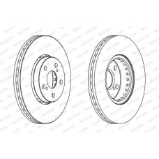 DDF1575C FERODO Гальмівний диск