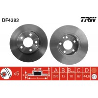 DF4383 TRW Гальмівний диск