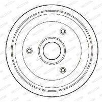 FDR329702 FERODO Гальмівний барабан
