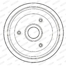 FDR329702 FERODO Гальмівний барабан