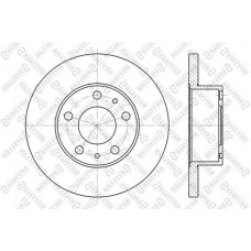 6020-9944-SX STELLOX Гальмівний диск