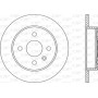BDA1810.10 OPEN PARTS Гальмівний диск