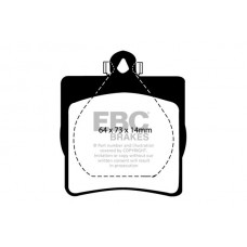 DP21191 EBC Brakes Комплект гальмівних колодок дисковий гальм
