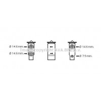 HY1411 AVA QUALITY COOLING Розширювальний клапан кондиціонера