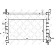 10-25780-SX STELLOX Радіатор охолодження двигуна