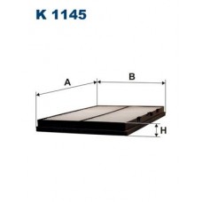 K 1145 FILTRON Фільтр повітря у внутрішньому просторі