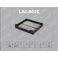 LAC-802C LYNXauto Фільтр повітря у внутрішньому просторі