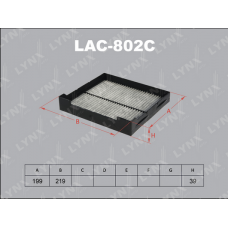 LAC-802C LYNXauto Фільтр повітря у внутрішньому просторі