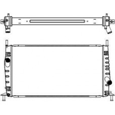 4302-1008 SAKURA Automotive Радіатор охолодження двигуна