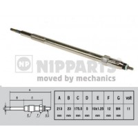 J5711027 NIPPARTS Свічка розжарювання