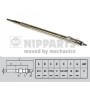 J5711027 NIPPARTS Свічка розжарювання