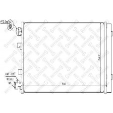 10-45673-SX STELLOX Конденсатор кондиціонера