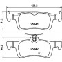 MDB3442 MINTEX Комплект гальмівних колодок дисковий гальм