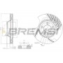 CD7408VLS BREMSI Гальмівний диск