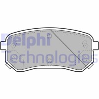LP1976 DELPHI Комплект гальмівних колодок дисковий гальм