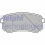 LP1976 DELPHI Комплект гальмівних колодок дисковий гальм