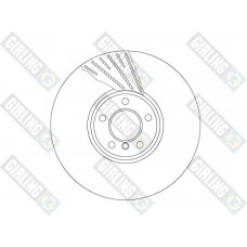6066235 GIRLING Гальмівний диск