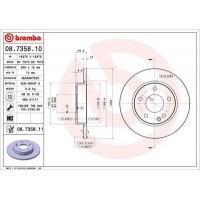 08735811 BREMBO Гальмівний диск