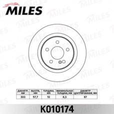 K010174 MILES Гальмівний диск